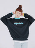 ダブルユーブイプロジェクト(WV PROJECT)  CASSETTE SWEAT SHIRTS BLACK SYMT7364