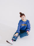 ダブルユーブイプロジェクト(WV PROJECT)  CASSETTE SWEAT SHIRTS CLASSIC BLUE SYMT7364