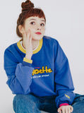 ダブルユーブイプロジェクト(WV PROJECT)  CASSETTE SWEAT SHIRTS CLASSIC BLUE SYMT7364