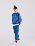 ダブルユーブイプロジェクト(WV PROJECT)  CASSETTE SWEAT SHIRTS CLASSIC BLUE SYMT7364