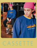 ダブルユーブイプロジェクト(WV PROJECT)  CASSETTE SWEAT SHIRTS CLASSIC BLUE SYMT7364