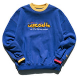 ダブルユーブイプロジェクト(WV PROJECT)  CASSETTE SWEAT SHIRTS CLASSIC BLUE SYMT7364