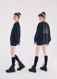 ダブルユーブイプロジェクト(WV PROJECT)  JACE SWEAT SHIRT BLACK SYMT7369