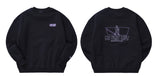 ダブルユーブイプロジェクト(WV PROJECT)  JACE SWEAT SHIRT BLACK SYMT7369