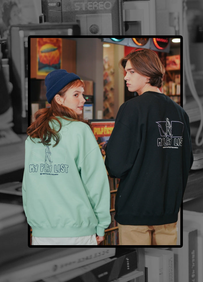 ダブルユーブイプロジェクト(WV PROJECT)  JACE SWEAT SHIRT MINT SYMT7369