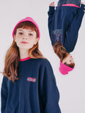 ダブルユーブイプロジェクト(WV PROJECT)  JACE SWEAT SHIRT NAVY SYMT7369