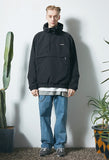 セイントペイン(SAINTPAIN)  SP SIDE ZIP LOGO ANORAK-BLACK