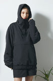 セイントペイン(SAINTPAIN)  SP SIDE ZIP LOGO ANORAK-BLACK