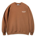 セイントペイン(SAINTPAIN) SP VRTN LOGO CREW NECK-BROWN