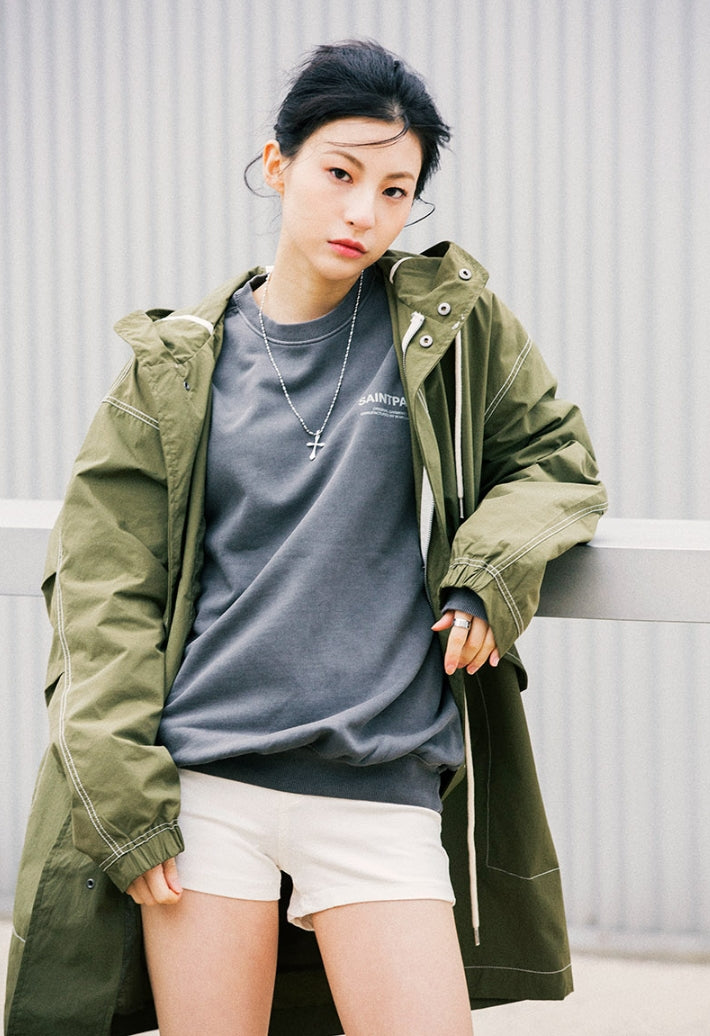 セイントペイン(SAINTPAIN) SP OVERSIZED M51 FISHTAIL PARKA-KHAKI