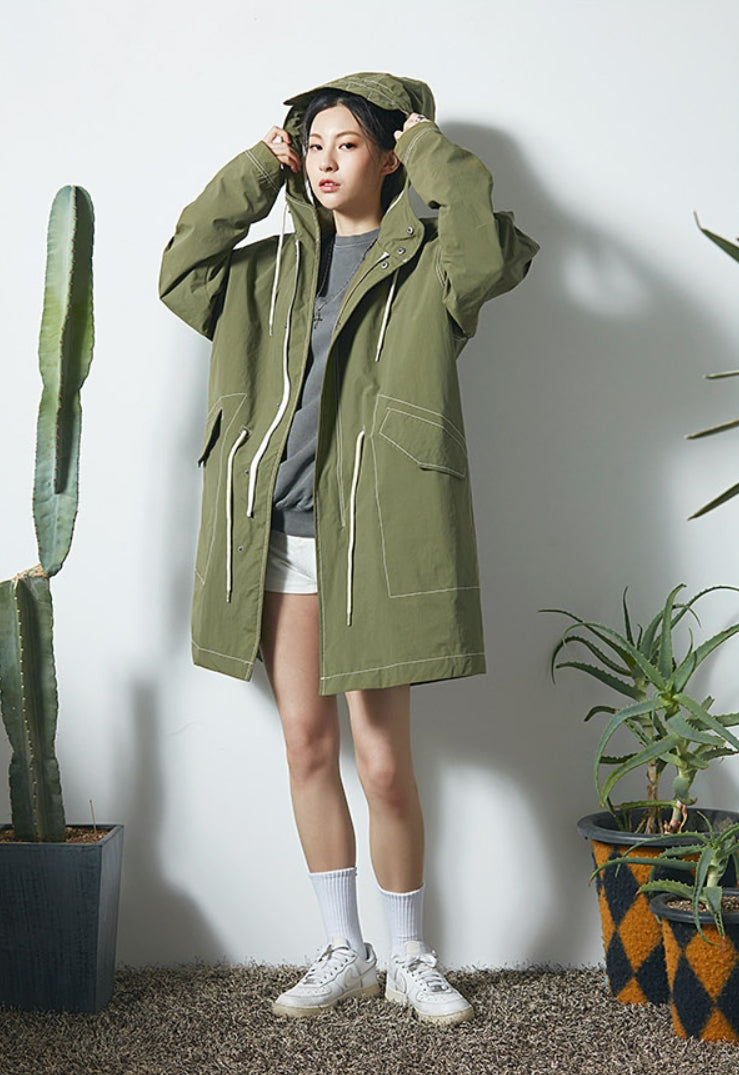 セイントペイン(SAINTPAIN) SP OVERSIZED M51 FISHTAIL PARKA-KHAKI
