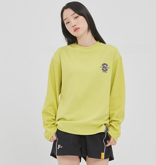 ロマンティッククラウン(ROMANTIC CROWN) PERFECT GAME LONG SLEEVE_YELLOW GREEN