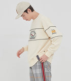 ロマンティッククラウン(ROMANTIC CROWN)FRIDAY PIPING SWEAT SHIRT_OATMEAL