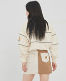 ロマンティッククラウン(ROMANTIC CROWN)FRIDAY PIPING SWEAT SHIRT_OATMEAL