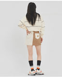 ロマンティッククラウン(ROMANTIC CROWN)FRIDAY PIPING SWEAT SHIRT_OATMEAL