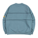 ロマンティッククラウン(ROMANTIC CROWN)FRIDAY PIPING SWEAT SHIRT_LIGHT BLUE