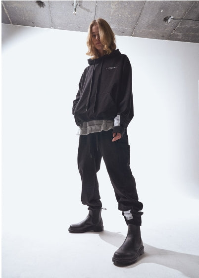 OVERR(オベルー) 20SS POCKET DETAIL BLACK SWEATPANTS