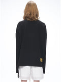 オベルー(OVERR) 20SS ZIPPER BLACK L/S T-SHIRTS