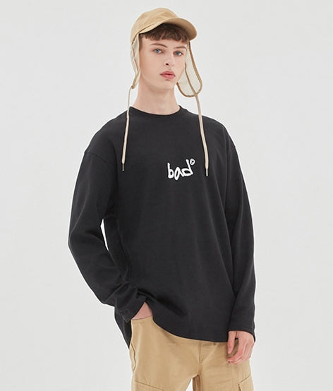 ベドインベド(BADINBAD) SCRIBE LOGO LONG SLEEVE_BLACK