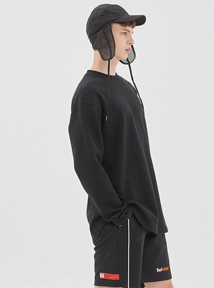 ベドインベド(BADINBAD) BIB LOGO LONG SLEEVE_BLACK