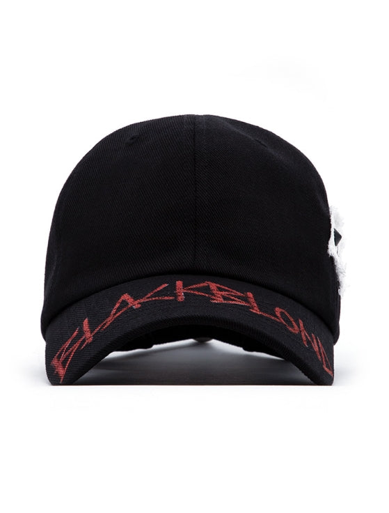 ブラックブロンド(BLACKBLOND) BBD Slogan Patch Graffiti Logo Cap (Black)