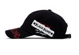 ブラックブロンド(BLACKBLOND) BBD Slogan Patch Graffiti Logo Cap (Black)