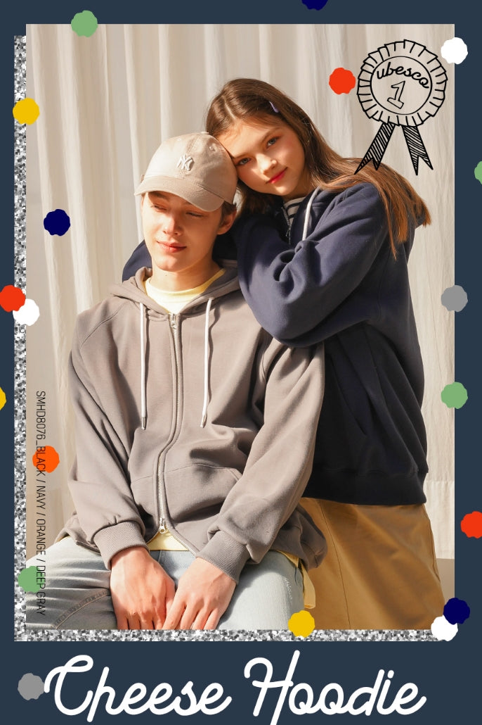 ユベスコ(UBESCO) CHEESE HOODIE ZIP-UP 4COLOR SMHD8076