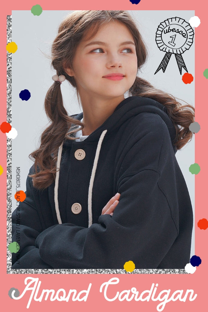 ユベスコ(UBESCO) ALMOND HOODIE CARDIGAN 4COLOR SMHD8077