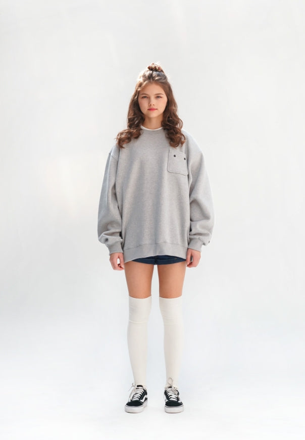 ユベスコ(UBESCO) CREWNECK MINIPOCKET SWEATSHIRT 4COLOR BJMT8079