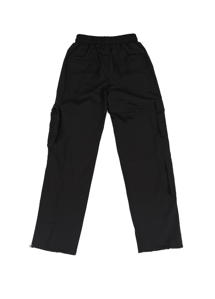 オウェンド(A-WENDE) NYLON STRING PANTS / BLACK