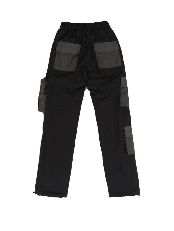 オウェンド(A-WENDE) NYLON STRING PANTS / Dark Grey