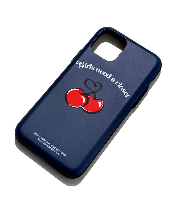 ROMANTIC CROWN(ロマンティック クラウン) [KIRSH X RMTCRW]CHERRY PHONE CASE_BLUE