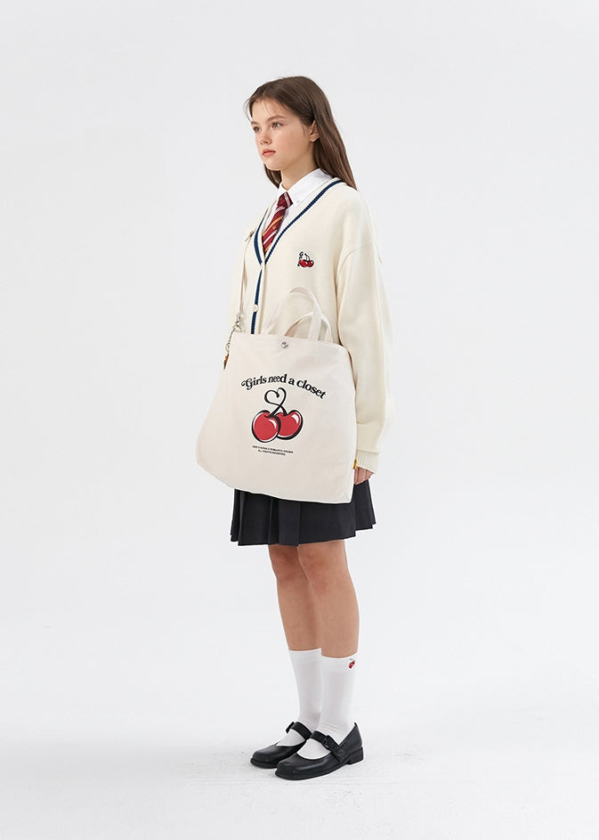 ロマンティッククラウン(ROMANTIC CROWN) [KIRSH X RMTCRW]CHERRY CROSS BAG_IVORY