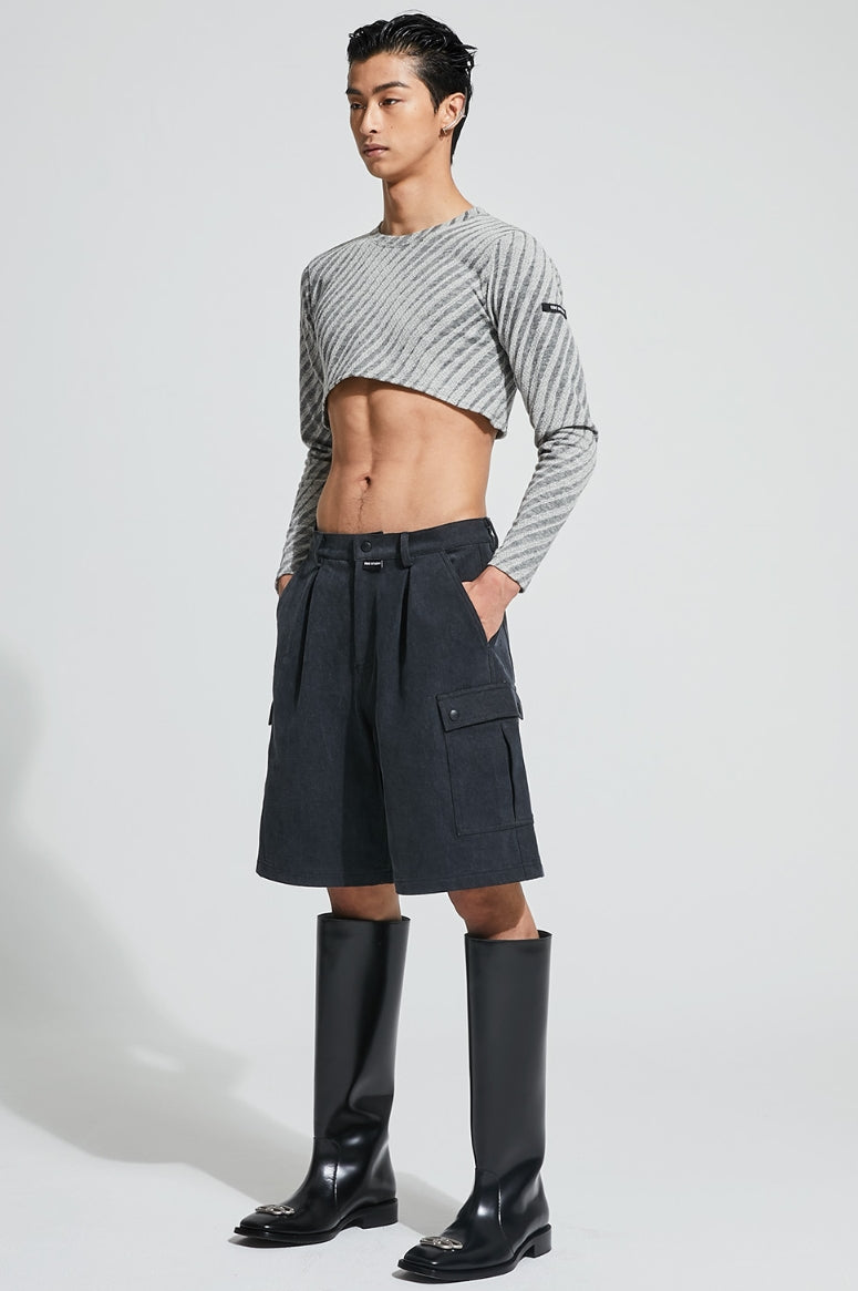 イーエスシースタジオ(ESC STUDIO)  Denim pocket shorts