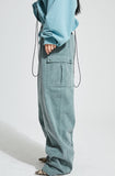 イーエスシースタジオ(ESC STUDIO)  Denim pocket pants (mint)