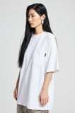 イーエスシースタジオ(ESC STUDIO)  ESC back print T-shirt (white)