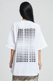 イーエスシースタジオ(ESC STUDIO)  ESC back print T-shirt (white)