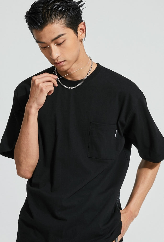 イーエスシースタジオ(ESC STUDIO)   ESC back print T-shirt (black)