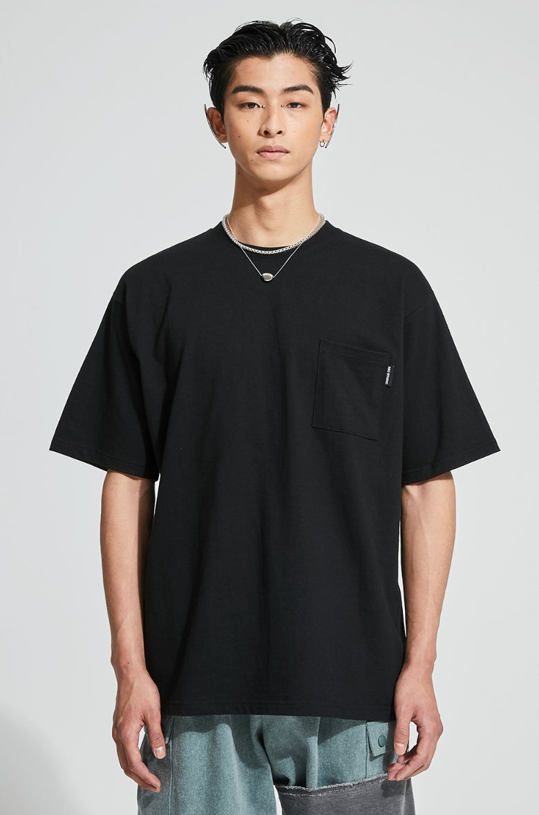 イーエスシースタジオ(ESC STUDIO)   ESC back print T-shirt (black)