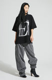 イーエスシースタジオ(ESC STUDIO)  E t-shirt (black)