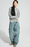 イーエスシースタジオ(ESC STUDIO)  Oblique pattern long sleeves (grey)