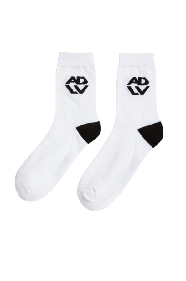 アクメドラビ(acme' de la vie) ADLV HEXAGON SIGNATURE SOCKS WHITE