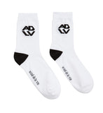 アクメドラビ(acme' de la vie) ADLV HEXAGON SIGNATURE SOCKS WHITE