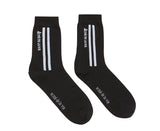 アクメドラビ(acme' de la vie) ADLV LINE SOCKS BLACK