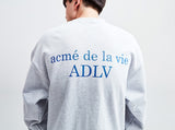 アクメドラビ(acme' de la vie) ADLV LOGO SWEAT SHIRTS MELANGE