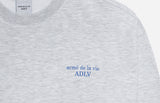 アクメドラビ(acme' de la vie) ADLV LOGO SWEAT SHIRTS MELANGE