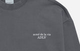 アクメドラビ(acme' de la vie) ADLV LOGO SWEAT SHIRTS GREY