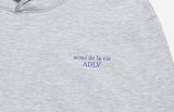 アクメドラビ(acme' de la vie) ADLV LOGO HOODIE MELANGE