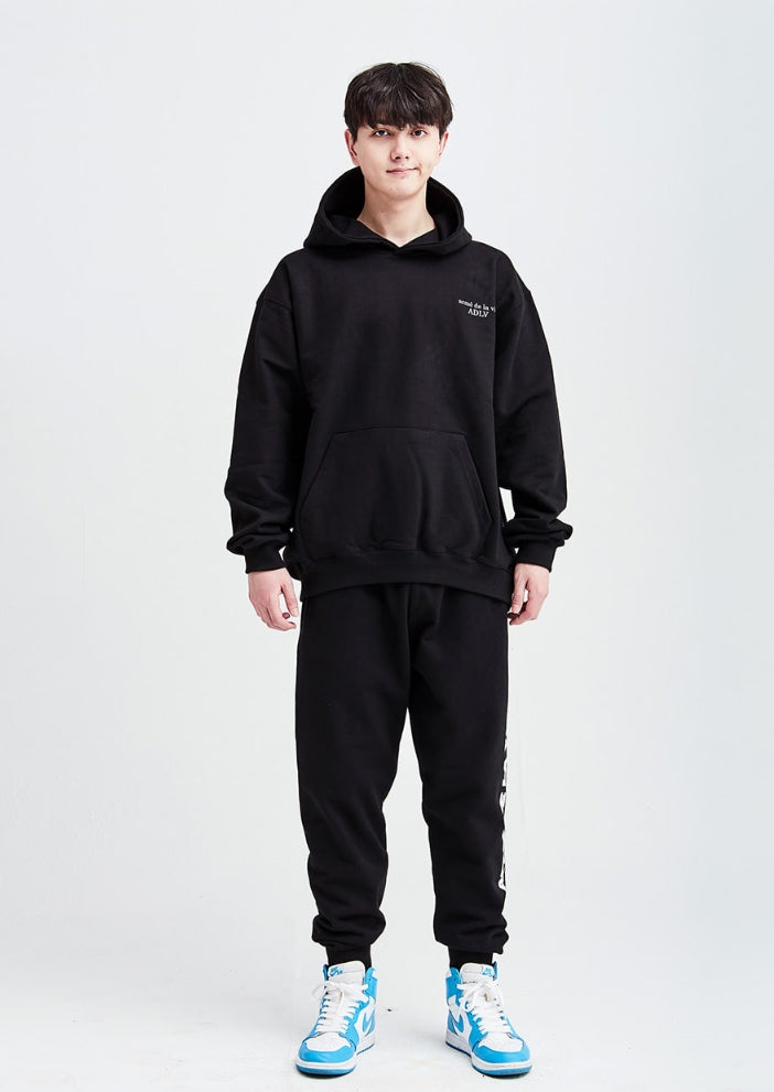 アクメドラビ(acme' de la vie) ADLV LOGO HOODIE BLACK