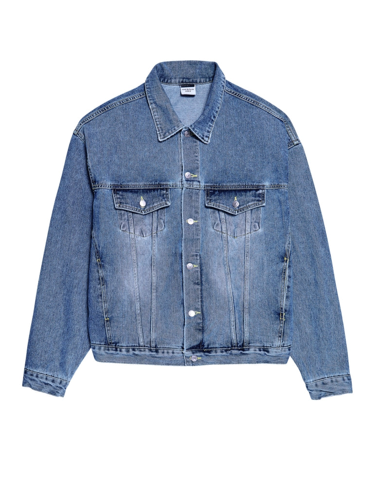 アクメドラビ(acme' de la vie) ADLV PAINTING DENIM JACKET BLUE